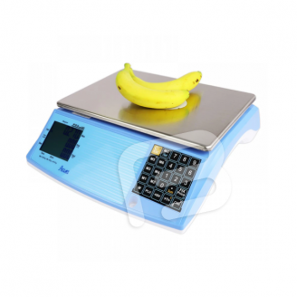 Cantar comercial Aclas PS6XB 15/30 Kg avizat metrologic cu acumulator